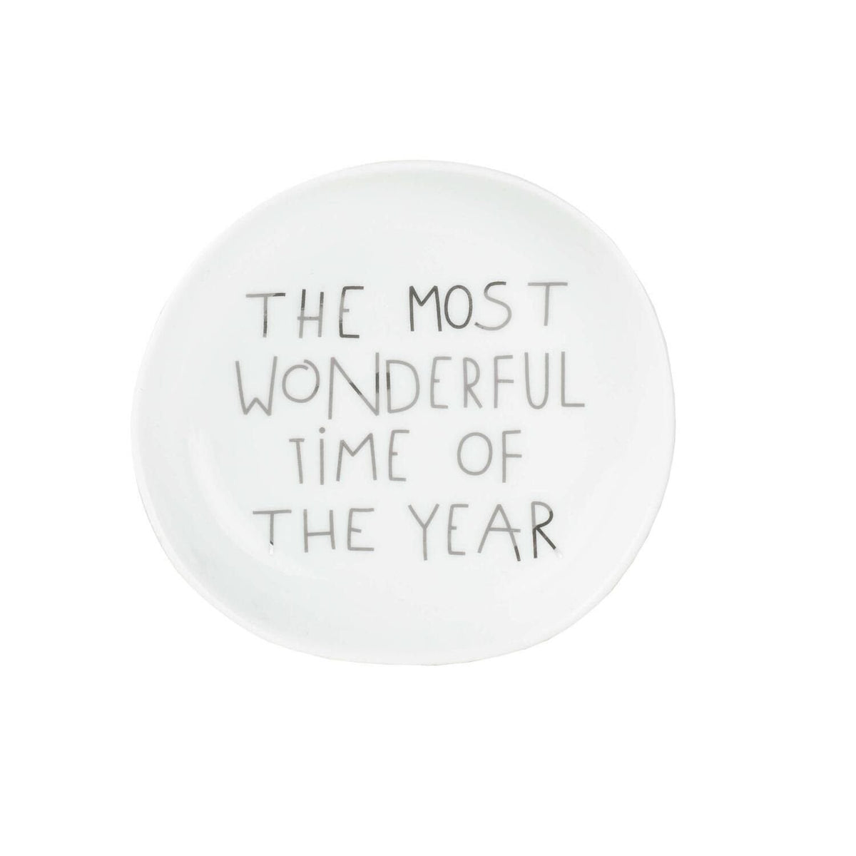 Schälchen "XMAS - The most wonderful time" - 10,5 cm (Weiß)