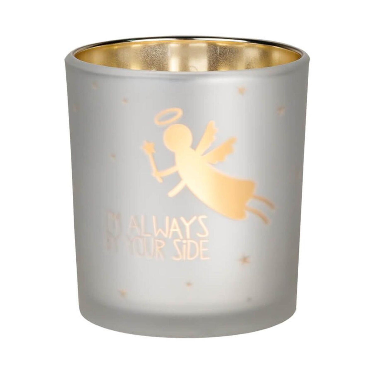 Glanzlicht "I'm always by your side" - 7x8 cm (Silber/Gold)