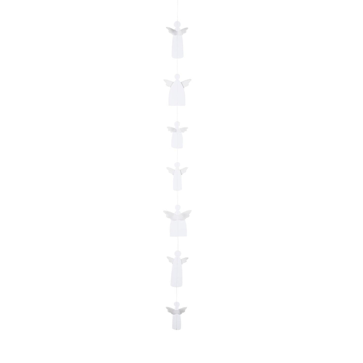Engelskette "Silber" - 90 cm (Weiß/Silber)