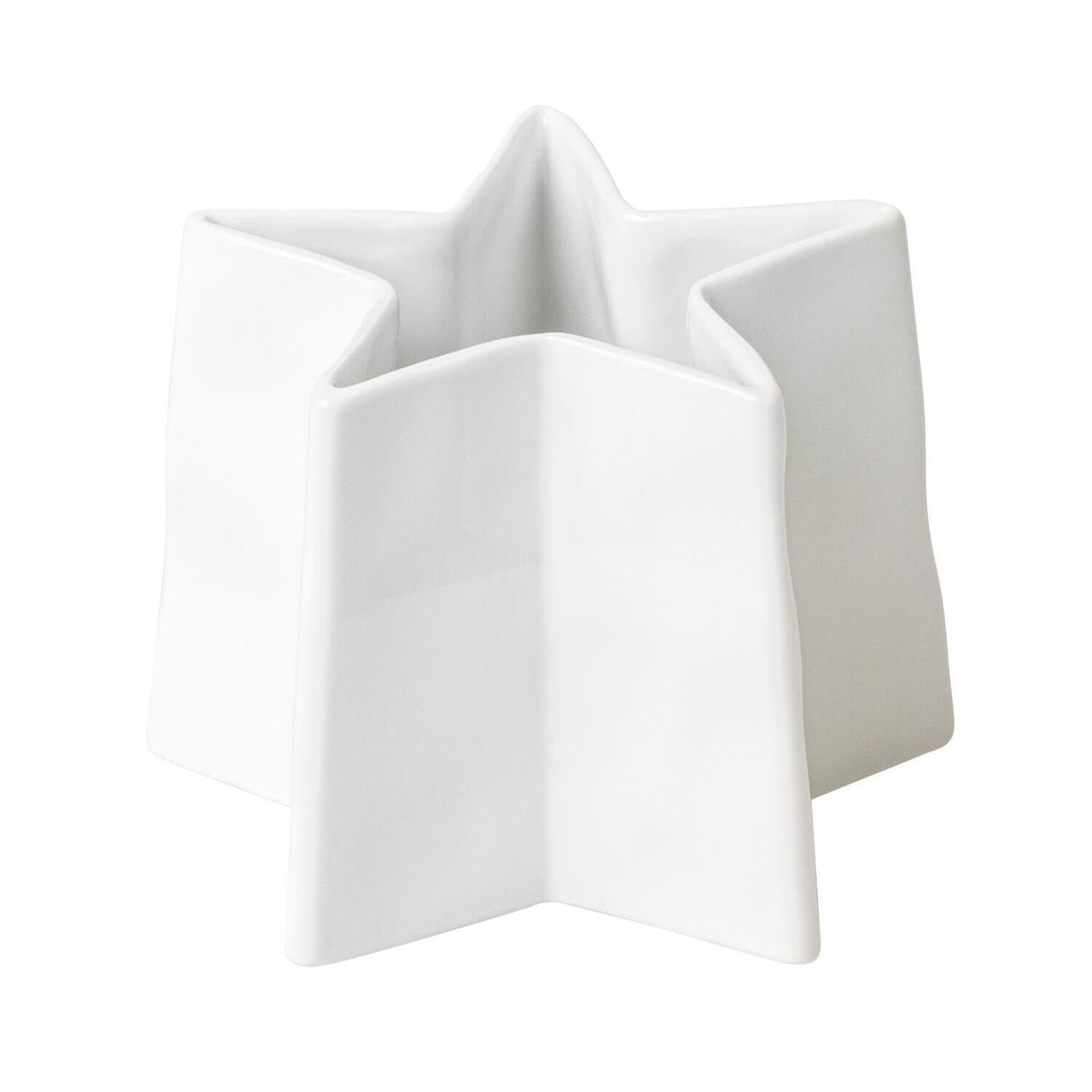 Teelichthalter "Sternlicht" - 11,5x11,5x8,5 cm (Weiß)
