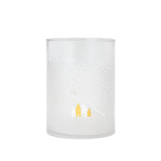 Windlicht "Schneetag - Schneelandschaft" - 19x25,5 cm (Transparent)