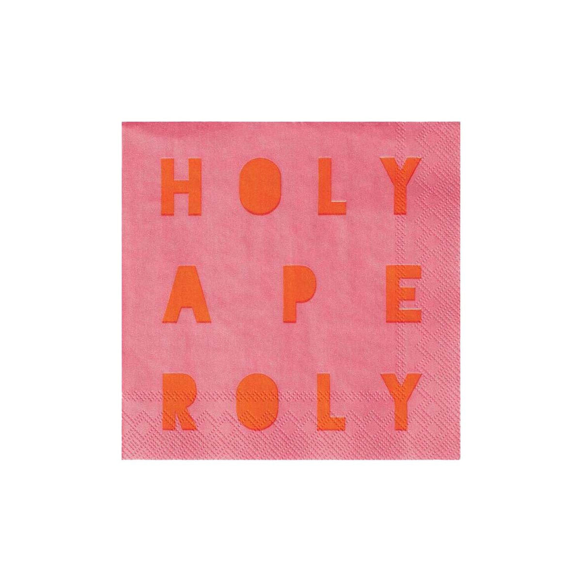 Cocktailservietten "Holy Aperoly" (Rosa/Orange)