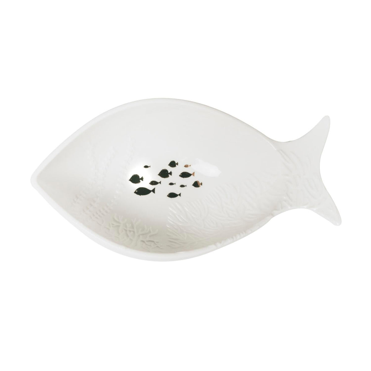 Fischschale "Koralle" (Weiß)