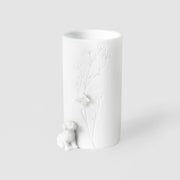 Vase "Hund sitzend" (Weiß)