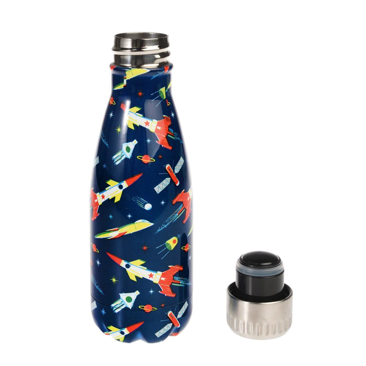 Edelstahl-Trinkflasche für Kinder "Space Age" - 260 ml (Bunt)