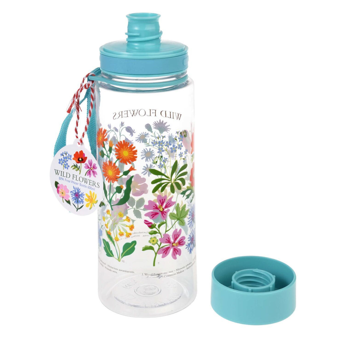 Trinkflasche für Kinder "Wild Flowers" - 600 ml (Bunt)