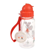 Trinkflasche für Kinder mit Trinkhalm "Mimi and Milo" - 500 ml (Bunt)