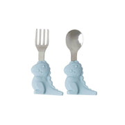 Kinderbesteck "Dino" (Blau)