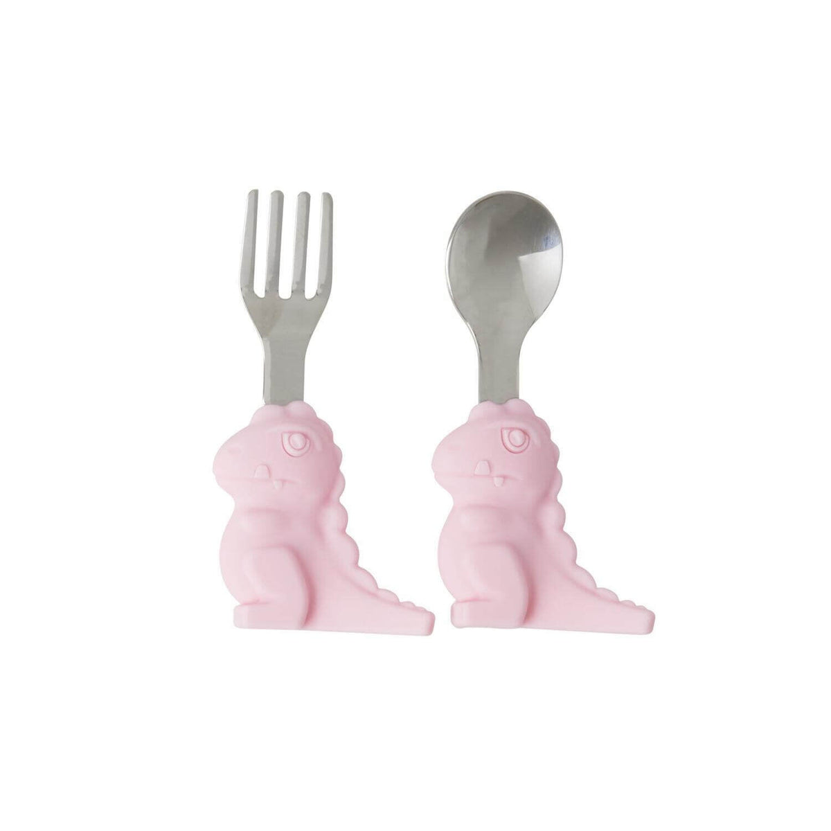 Kinderbesteck "Dino" (Pink)