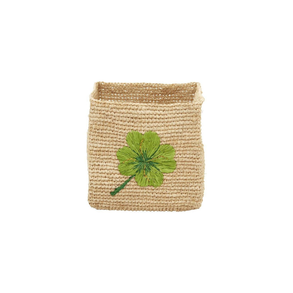 Aufbewahrungskorb "Raffia - Clover" im 2er-Set - S/L (Natur)