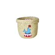 Aufbewahrungskorb aus Raffia "Circus" - Groß (Natur)