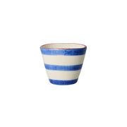 Espressotasse aus Keramik "Stripes" - 70 ml (Blau)