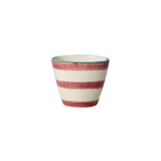 Espressotasse aus Keramik "Stripes" - 70 ml (Pink)