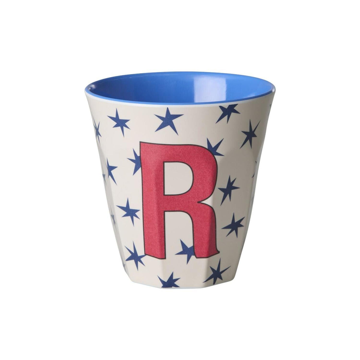 Melamin Becher "Buchstabe R - Stars" - M (Bunt)