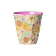 Melamin Becher "Flower Power" - 250 ml (Bunt)