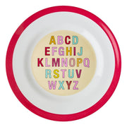 Melamin Essteller "Alphabet" (Rot)