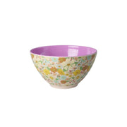 Melamin Salatschale "Flower Power" - 2,5 l (Bunt)
