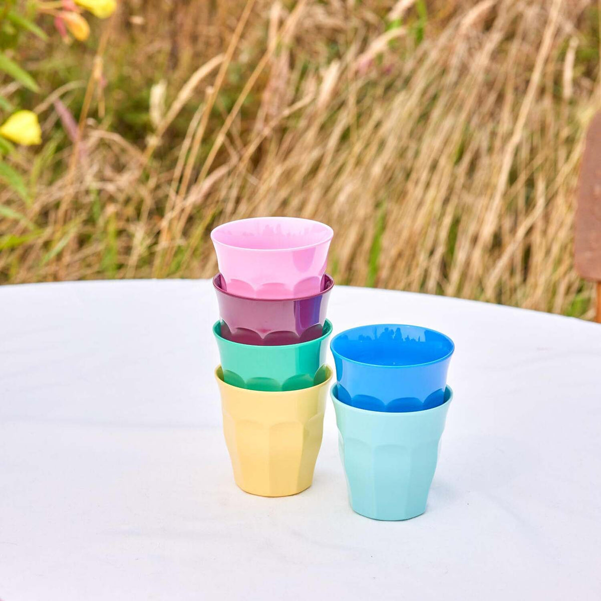 Melamin Becher "Show Your Colors " im 6er-Set - M (Bunt)