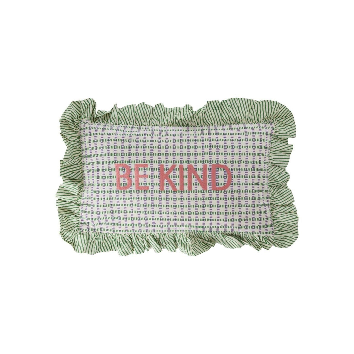 Kissen "BE KIND" - 50x30 cm (Soft Green)