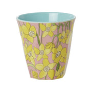 Melamin Becher "Daffodils" - M (Gelb)