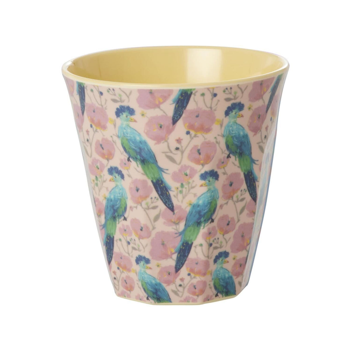Melamin Becher "Exotic Bird" - M (Bunt)