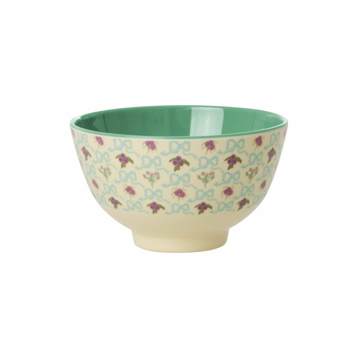 Melaminschale "Bow and Bouquet" - S (Creme)