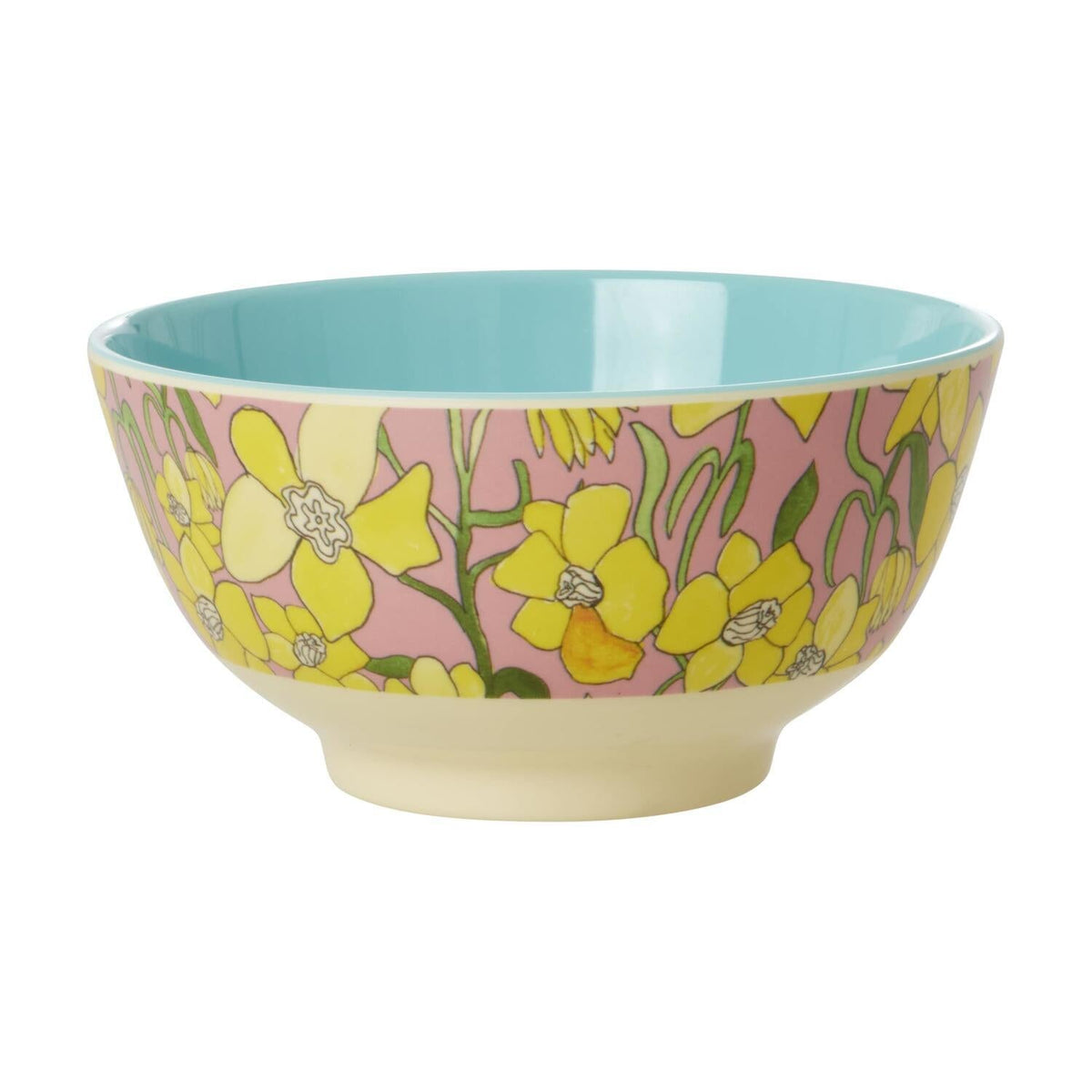 Melaminschale "Daffodils" - M (Gelb)