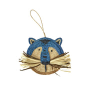 Wanddekoration "Raffia - Animal" - M (Blau)