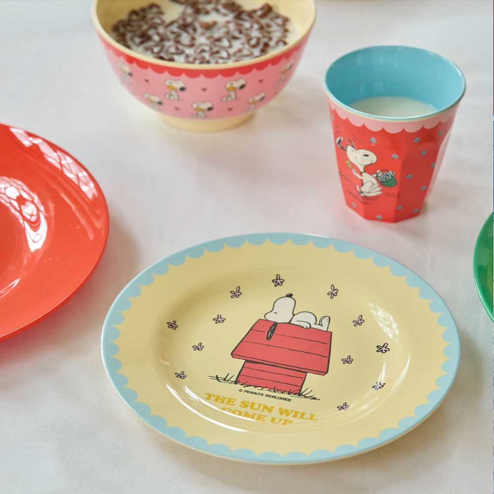 Melamin Becher "Snoopy" - M (Rot)