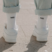 Socken "Mr" (Weiß)
