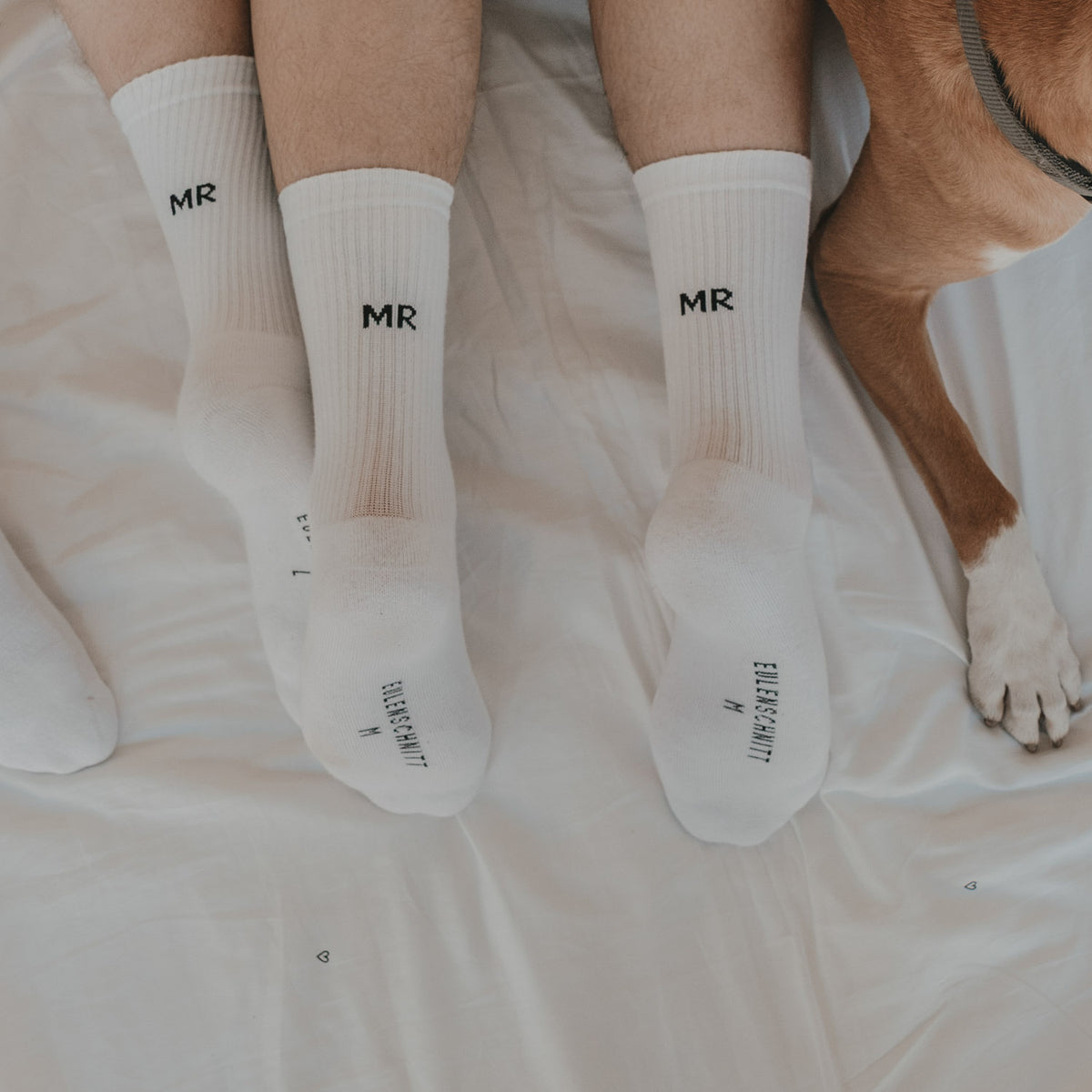 Socken "Mr" (Weiß)