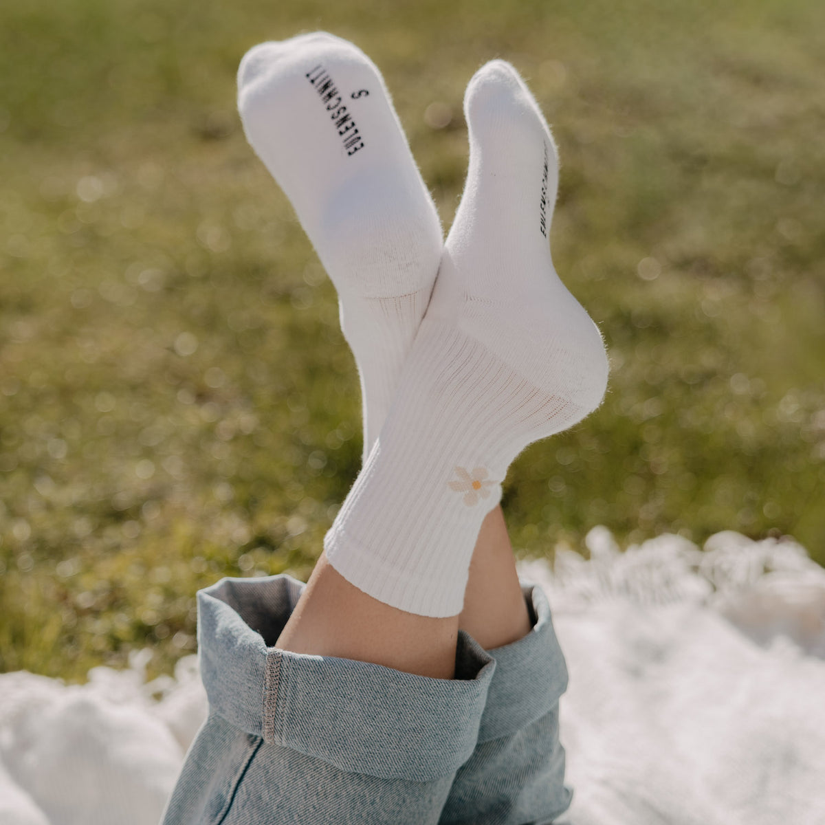 Socken "Daisy" (Weiß)