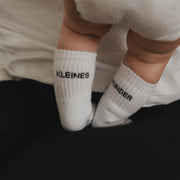 Babysocken "Kleines Wunder" - Größe 16-18 (Weiß)