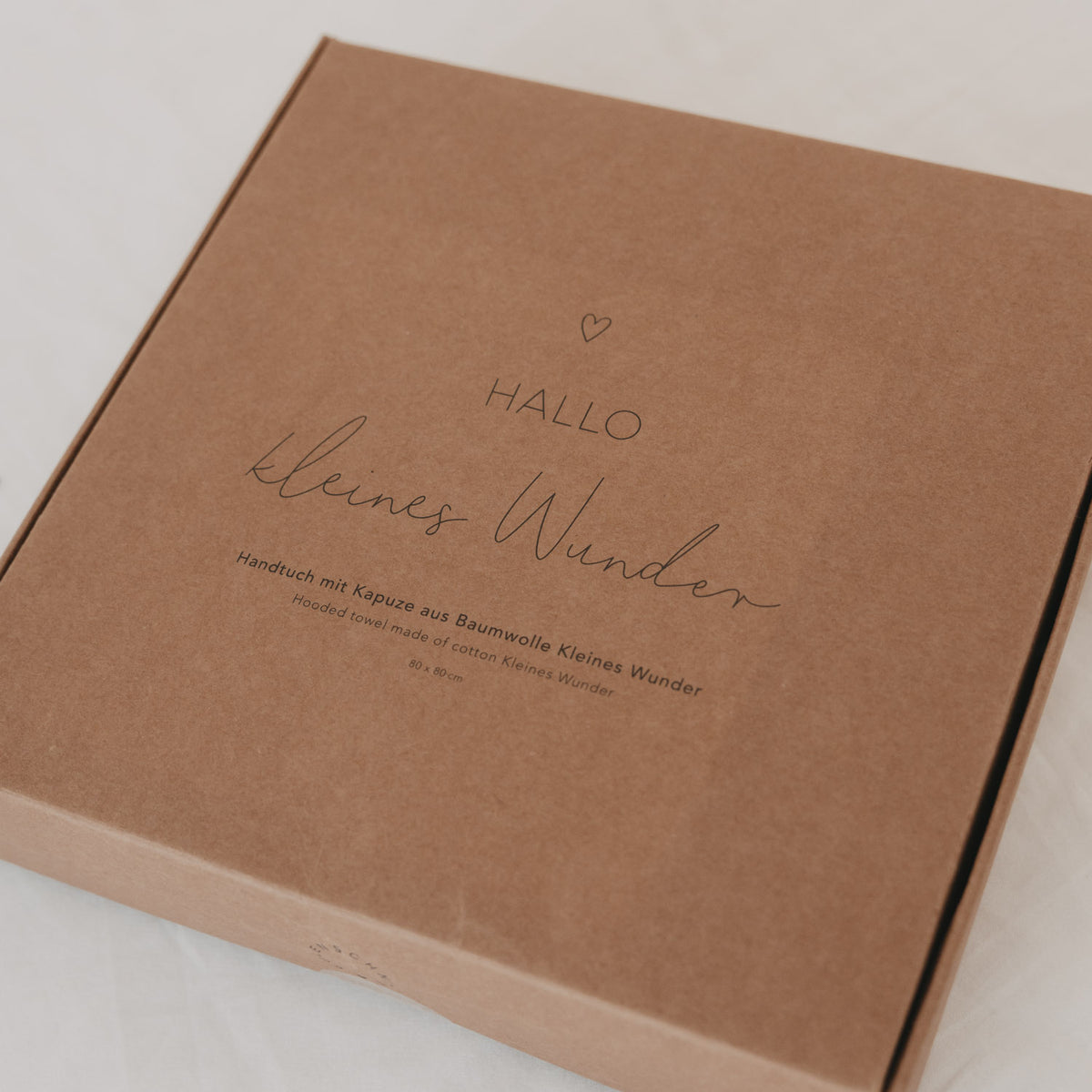 Handtuch mit Kapuze "Kleines Wunder"