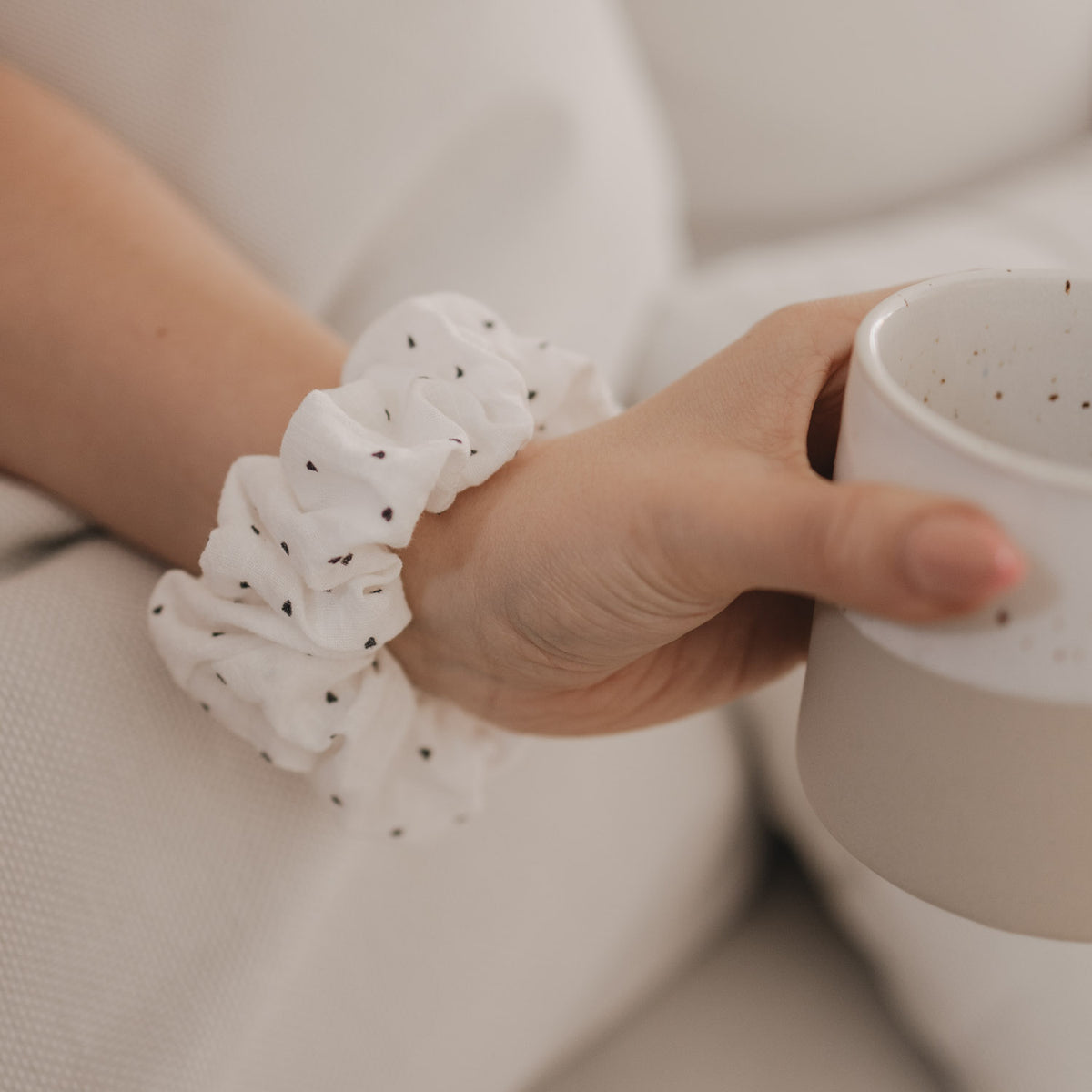 Scrunchies "Herzen" im 2er-Set
