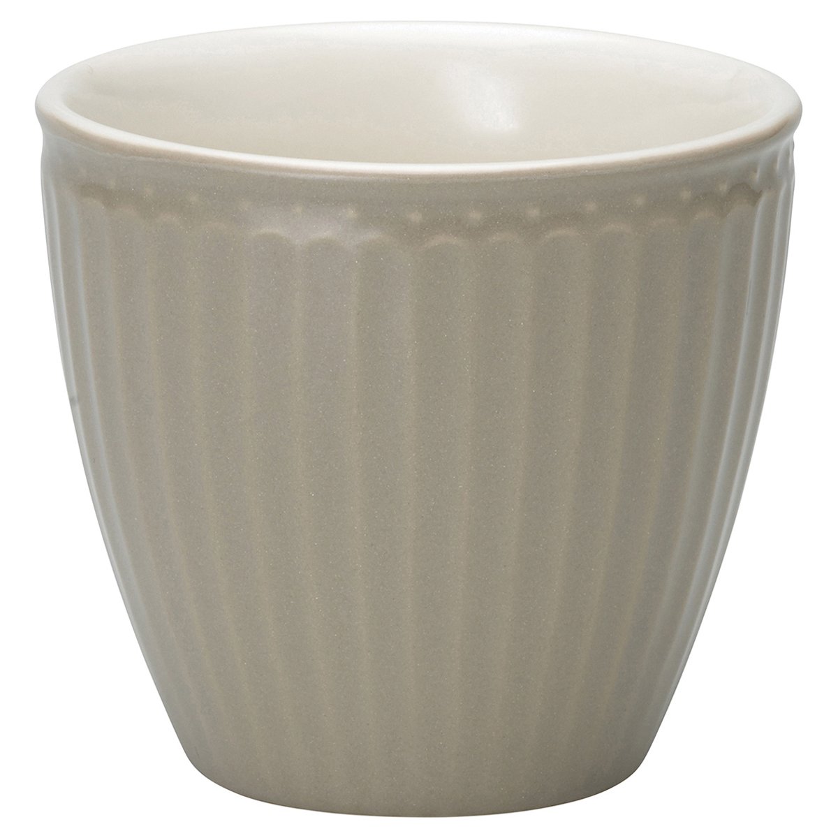 Latte Cup "Alice" (Warm Grey)