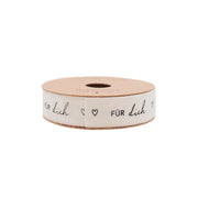 Geschenkband "Für dich" - 5 m