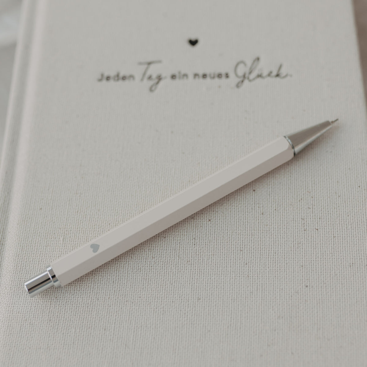 Druckbleistift - 13 cm (Creme)